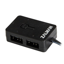 ARGB PC Fans Controller 4-Port Hub for 5V 3-Pin A-RGB, Easy Control Push Button