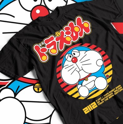 Doraemon Anime T-shirt, Nobi Shizuka Gian Dorami Suneo