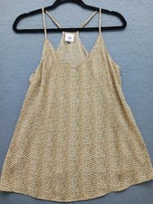 Cabi Women's Tank Size S Top Multicolor Geometric V-Neck Sleeveless Spaghetti