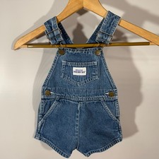 Vtg Genuine Roebucks Sears Infant Baby Small Blue Denim Bib Overalls RARE