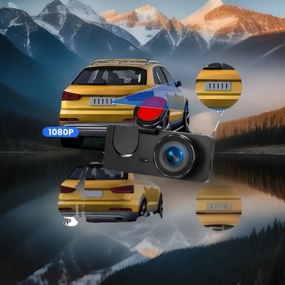 3 Lens Dashcam Auto KFZ DVR Kamera Video Recorder Dash Cam G-sensor 1080P WiFi