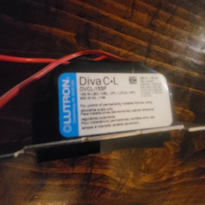 Lutron DVCL-153P-BL  Dimmer Wall Light Switch - Black
