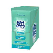 Sensitive Skin Hand  Face Wipes 20 Count Pack of 10