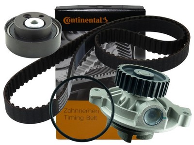 CONTI Zahnriemen + Rolle Wasserpumpe AUDI 80 100 COUPE A6 QUATTRO 2.3 /NF NG AAR
