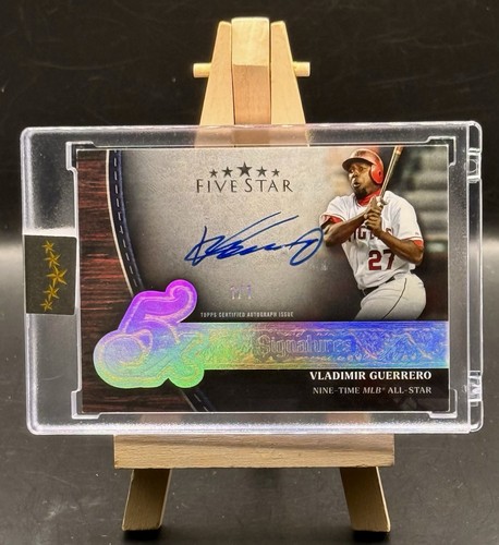 2025 Topps Five Star Vladimir Guerrero 1/1 Auto Encased Five Time Signatures