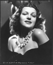 RITA HAYWORTH VINTAGE ORIGINAL PHOTO ICONIC ACTRESS EXQUISITE STUNNING PORTRAIT