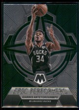 2022-23 Panini Mosaic Giannis Antetokounmpo Epic Performers #2 Milwaukee Bucks
