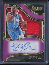 2020-21 Panini Select #AM-EGD Eric Gordon Autographed Memorabilia Purple #/99