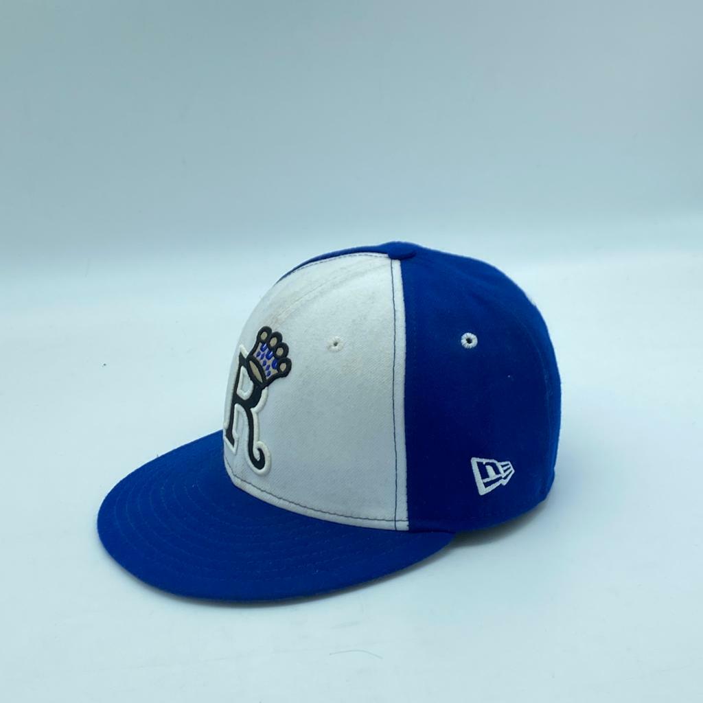 New Era 59fifty Cap with R-Crown Hat Blue Cap Size 6 7/8 | eBay
