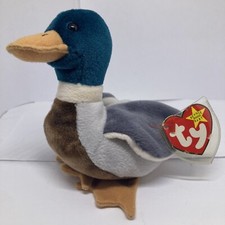 Ty Beanie Baby Jake the Mallard Duck Plush Toy