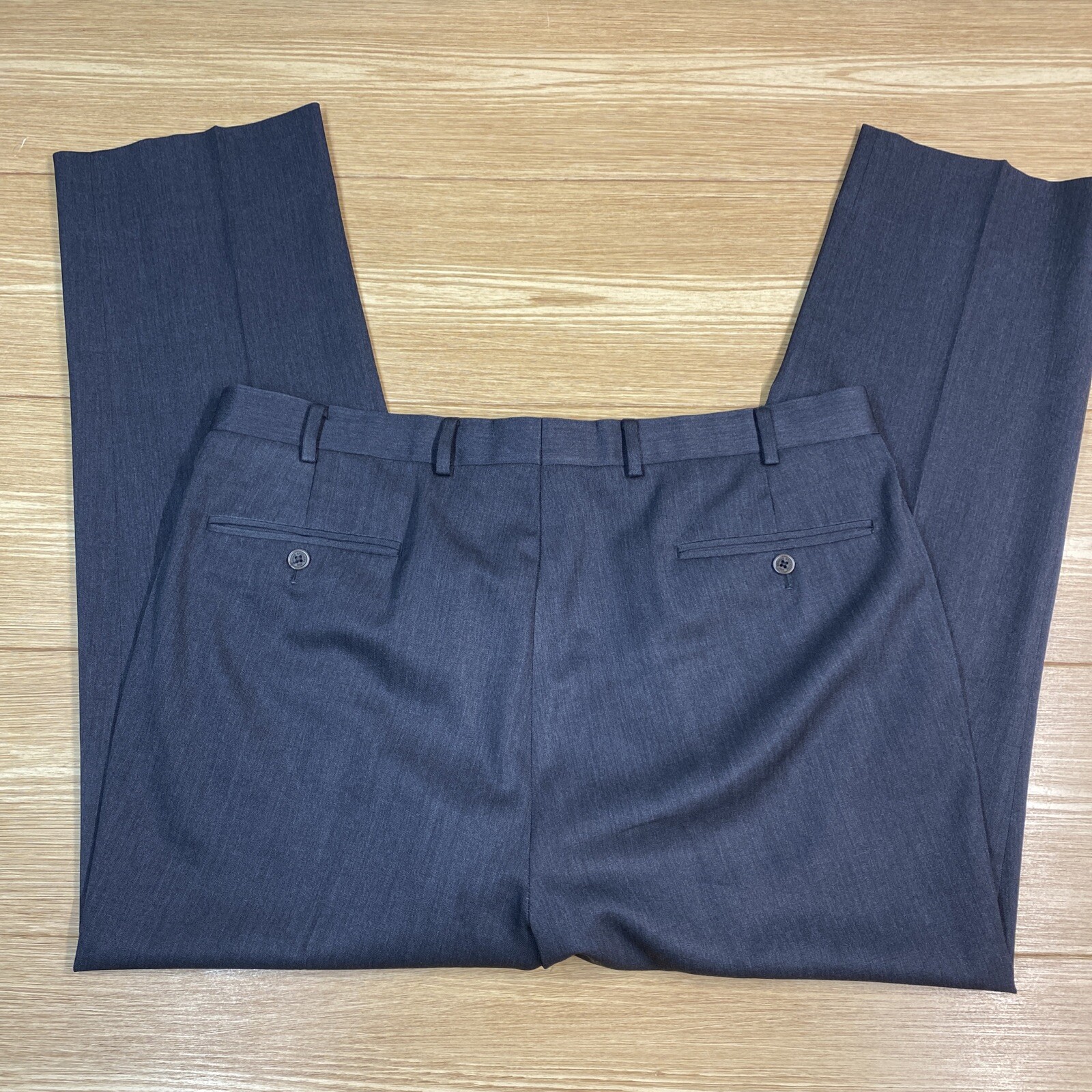 Pantalon De Vestir Planos Brooks Brothers Madison Para Hombre Color Negro 38X28