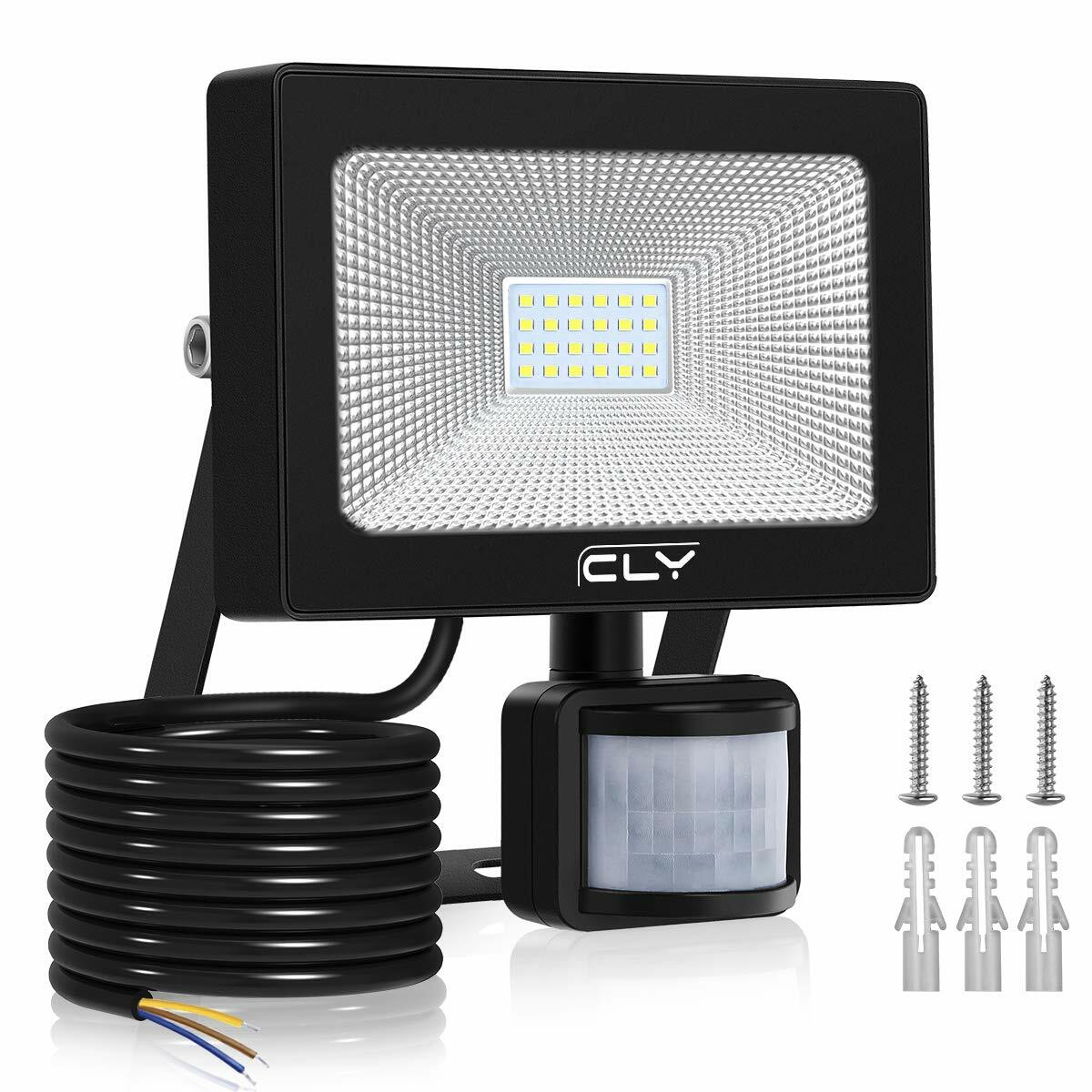 CLY 25W Faretto LED Sensore di Movimento 2100LM - Risparmio Casa