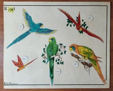 ORIGINAL Vintage 1984 Shop Used Kari Barba Spaulding Rogers Tattoo Flash Sheet