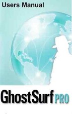 Ghost Surf Pro Software Users Manual Published by Tenebril Excellent Condition