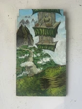 Temple Mountains Skatepark Original Painting (6.25”x3.5”) Hand Painted