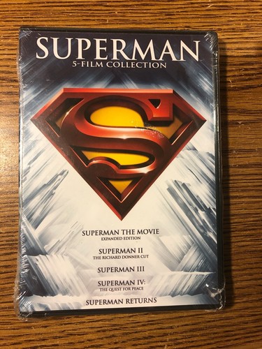 Superman 1 2 3 4 5-Film Collection DVD 5-Disk Movie Set I II III IV V Returns DC - Picture 6 of 9