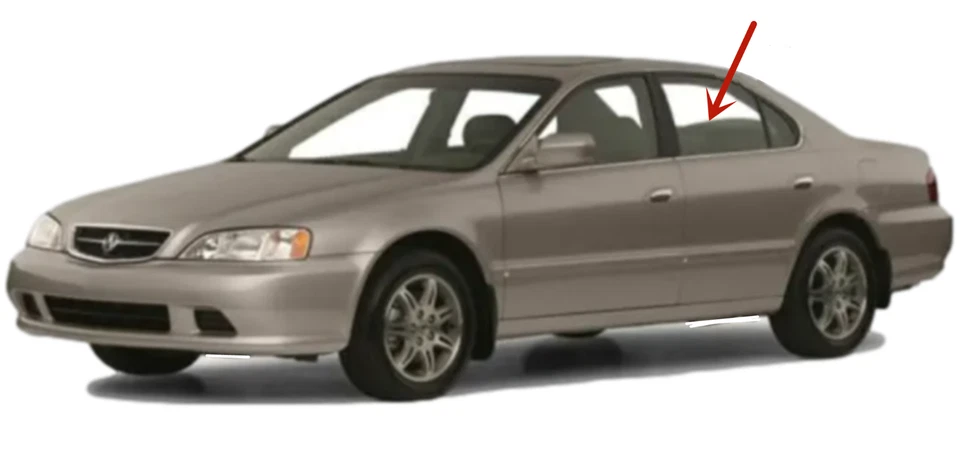 Подходит для Acura 3.2TL 2003 Acura TL седан 1999-2002 годов выпуска левая задняя дверь стекло на окно - Изображение 2 из 4