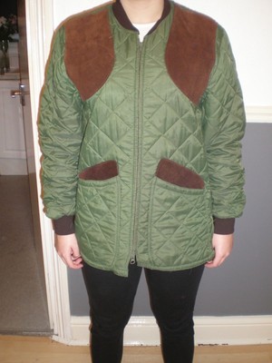 quilted shooting jacket