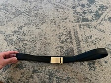 Mission Belt Black Leather 35mm Large