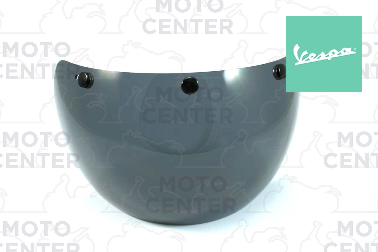 VISIERA FUME' 3 BOTTONI ORIGINALE PIAGGIO CASCO VESPA NAZIONI E PXENTIAL