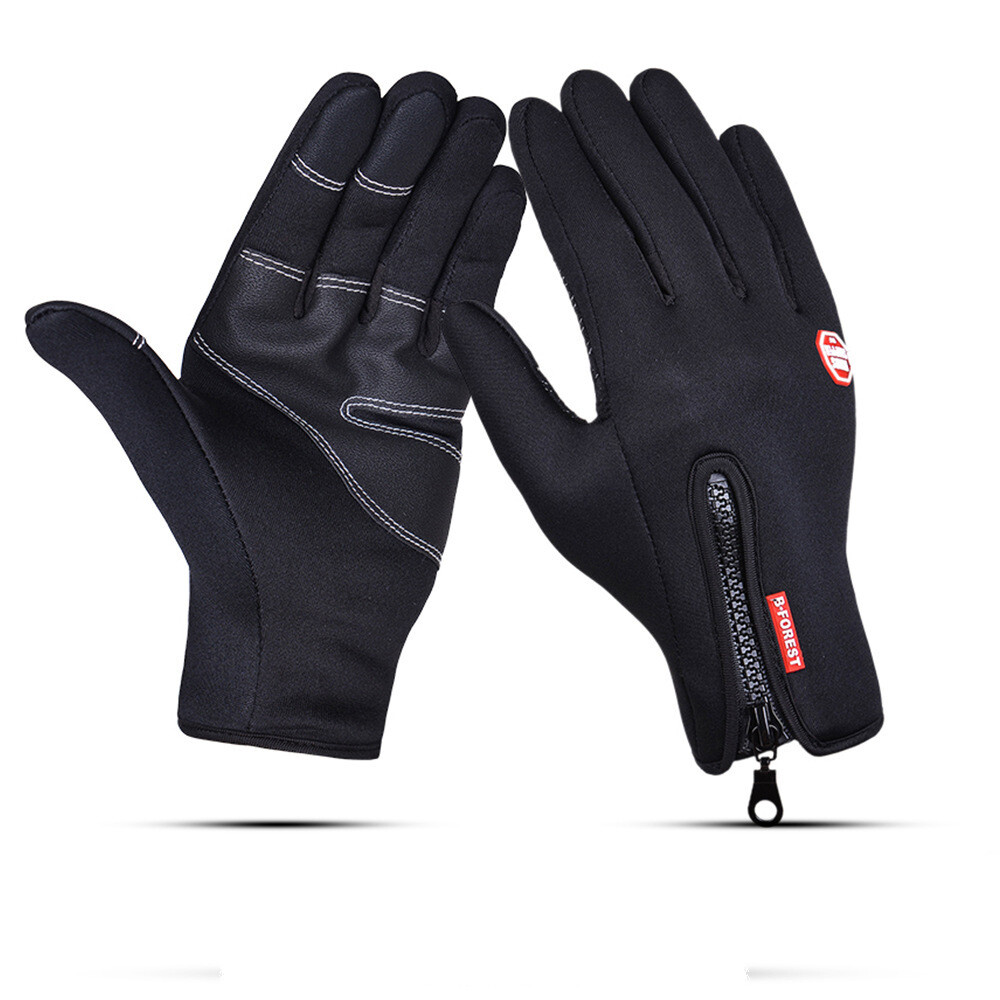 Mens Women Windproof Outdoor Cycling Skiing Full Finger