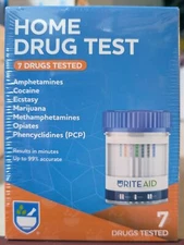 Rite Aid Home Drug Test, 7 Drugs Tested, ONE TEST - EXP 06/30 - NEW
