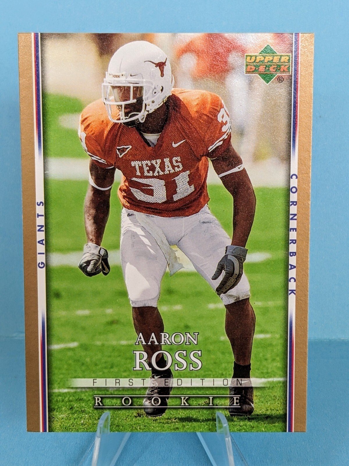 Aaron Ross Playoff NFL Playoffs #144 Gold