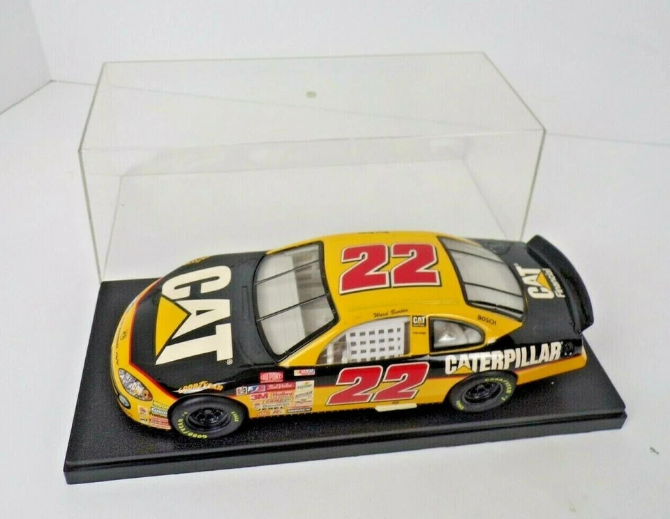 Coche diecast Hot Wheels Ward Burton #22 2000 de colección 1:24 CAT financiero con estuche Foto 2 de 4
