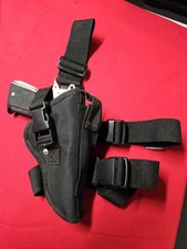 Bulldog Drop Nylon Holster - Black. Fit's Colt/Colt Style 1911A1.
