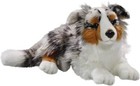 Australian Shepherd Dog Lying 17 inches, 43cm, Plush Toy, Soft Toy, Stuffed Anim