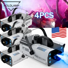 HOLDLAMP 1200W 6000CFM Fog Smoke Machine Stage Party Fogger RGB 6LED DMX Remote