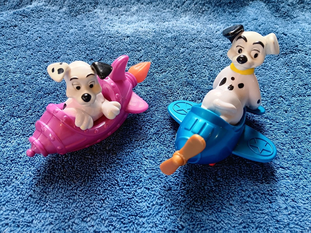 Happy Meal Disney 101 102 Dalmatians Dog Plane Rocket Lot 2 3 McDonalds Set