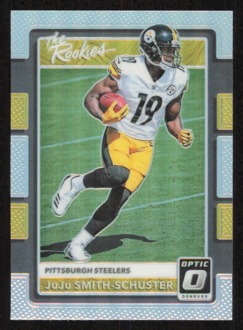 2017 Optic JuJu SMITH-SCHUSTER the Rookies Silver Prizm card PITTSBURGH STEELERS
