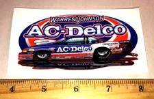 WARREN JOHNSON AC Delco Olds Pro Stock NHRA Racing Sticker Decal