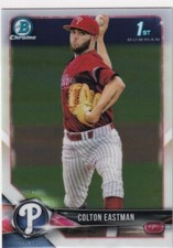 2018 BOWMAN CHROME 1ST RC COLTON EASTMAN PHILADELPHIA PHILLIES FIRST S3597
