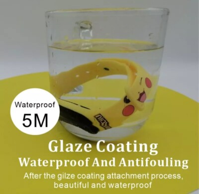 Kinderuhr Pokemon Pikachu Kinder LED Superheld Silikon Touch Digital Geschenk