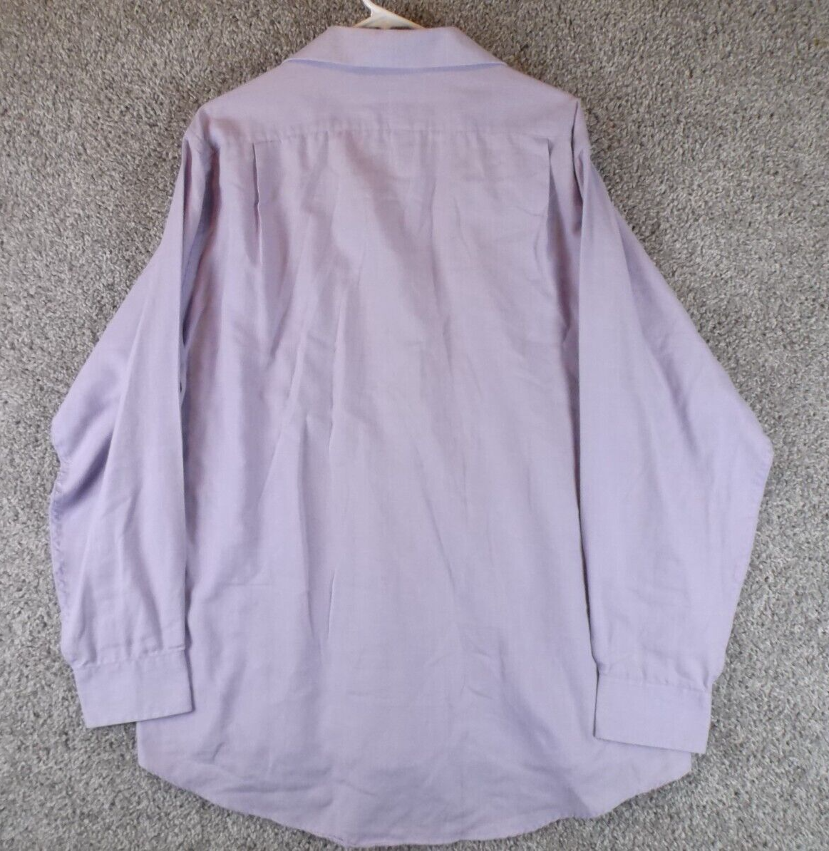 White Dress Shirt David Taylor Mens 34/35 Size L Long Sleeve Button Down |  eBay