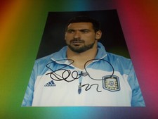 Ezequiel Lavezzi Argentina Signed Autographed Autograph on 20x28 Photo