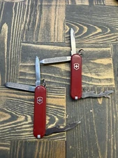 Lot Of 2 Victorinox Rally 58mm Swiss Army Knife Red Multitool Multiple Available