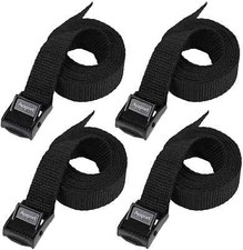 Lashing Straps with Buckles Adjustable Cam Buckle Tie Down Cinch Strap 4 Pack