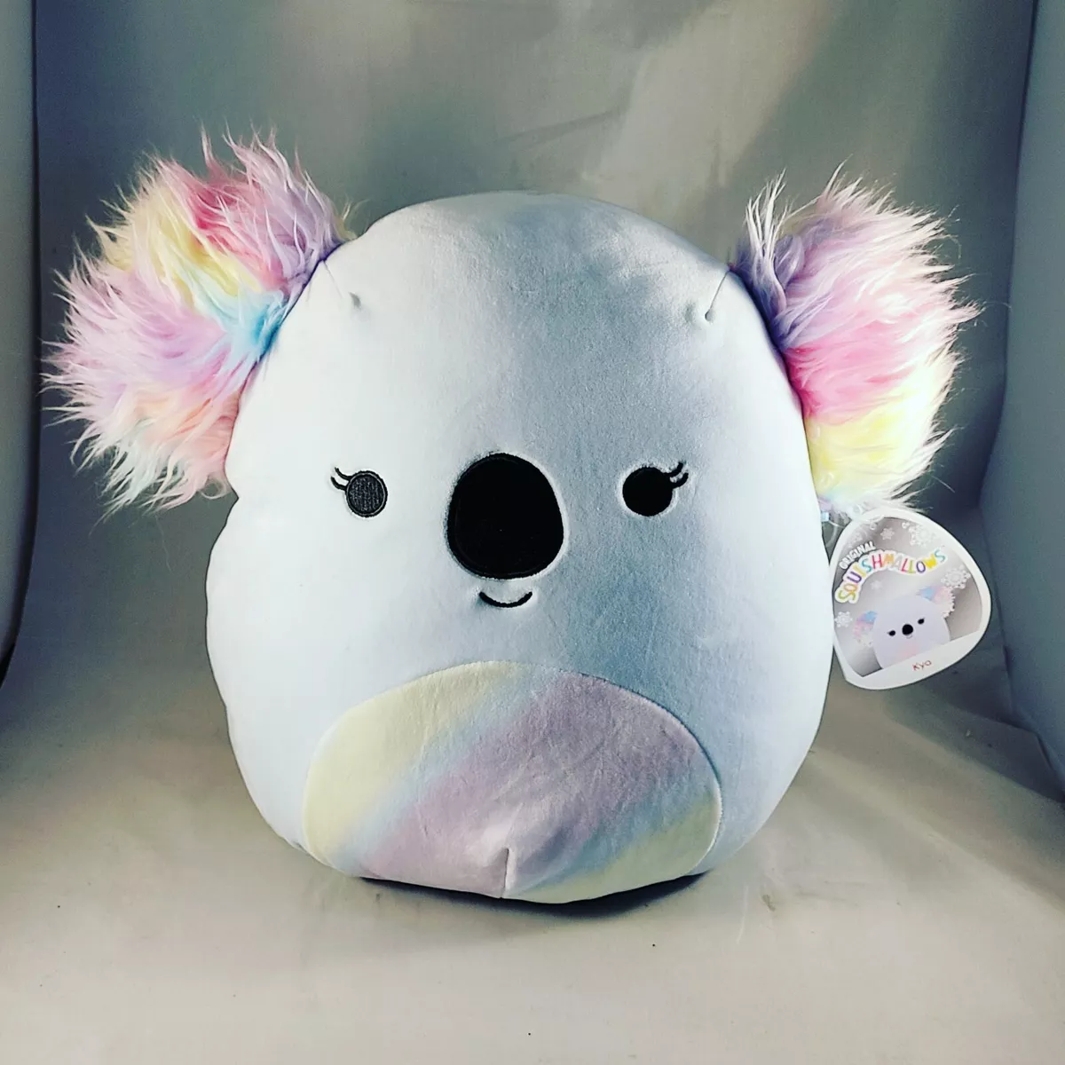 Squishmallows Kya - 12 Blue/Rainbow Koala Bear - 2021 - NWT