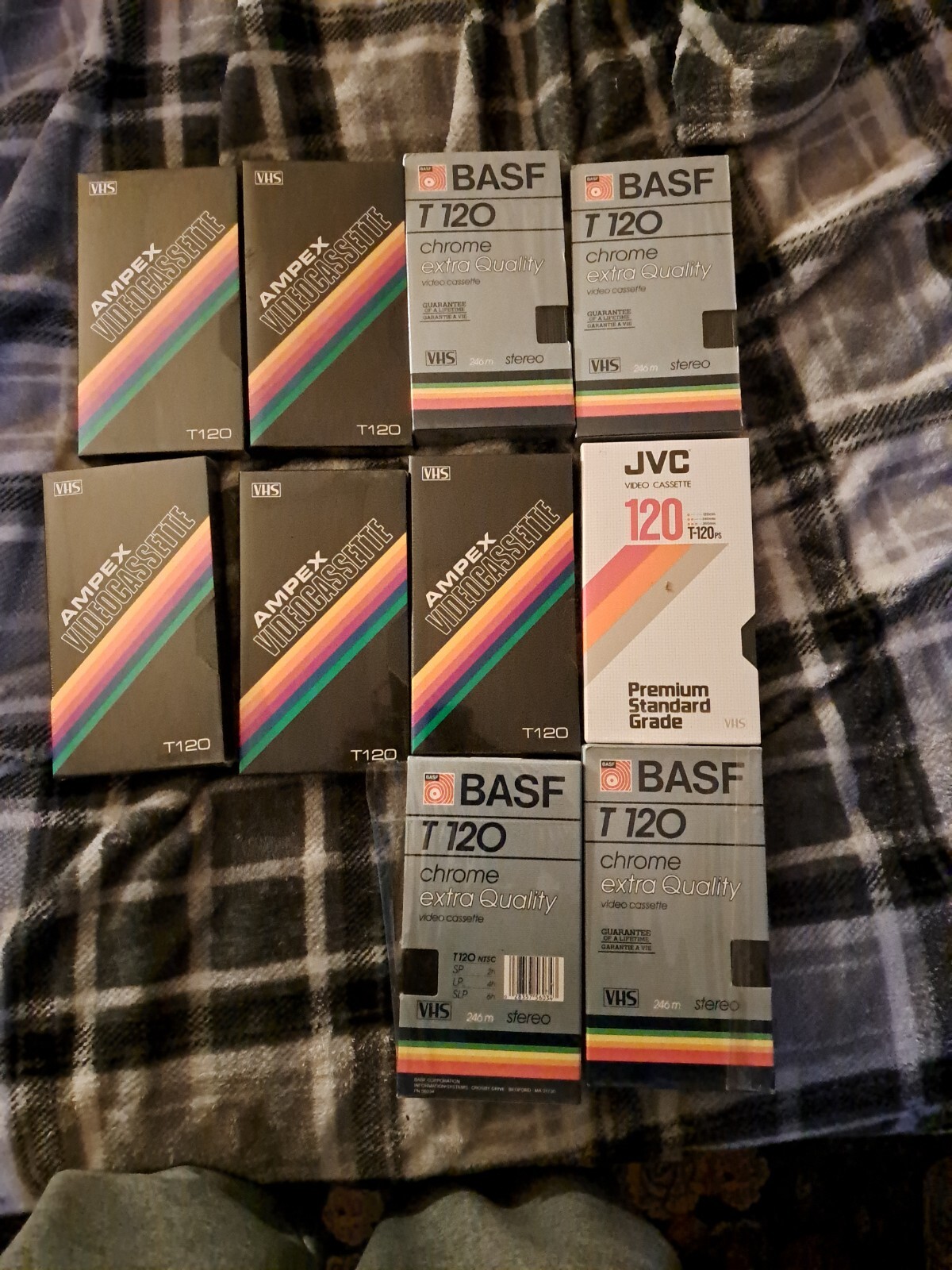 Blank VCR TAPES Mixed Lot Of 10 eBay