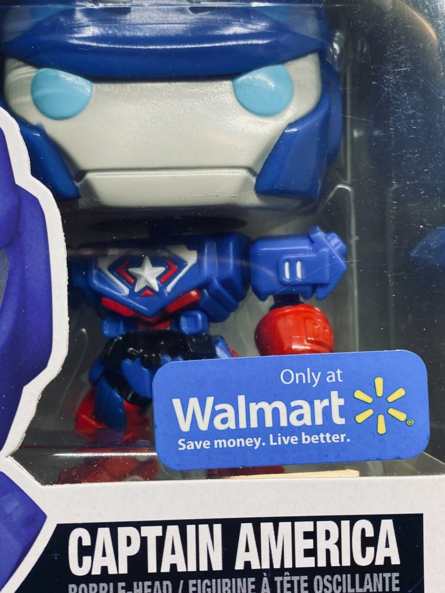 Funko Pop Captain America 829 Marvel Avengers Mech Strike Walmart