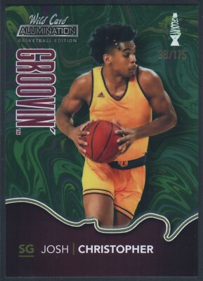 Josh Christopher Groovin #'d/175 SP GG-28 - 2021-22 Wild Card Alumination