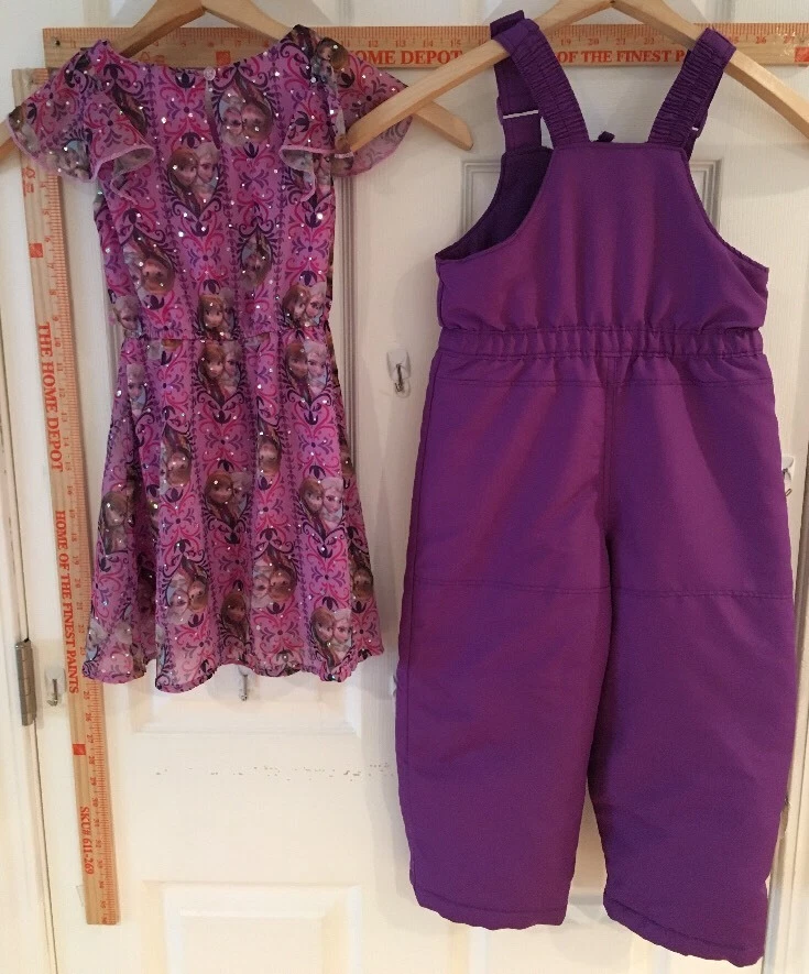 Macacão de neve feminino roxo 4T - Imagem 2 de 4