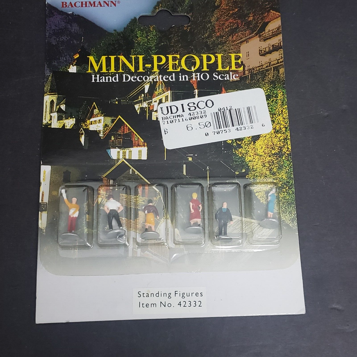 Bachmann Mini-People Hand Decorated HO Scale Standing Figures NEW
