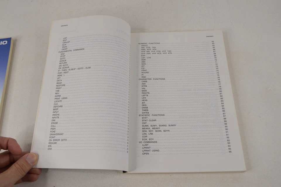 Casio PB-1000 Personal Computer Owner's Manual & Command Reference Books - Image 3 of 4