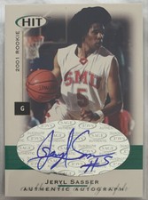 Jeryl Sasser SMU Basketball Autograph Sage Rookie Card 2001 Auto Orlando Magic. rookie card picture
