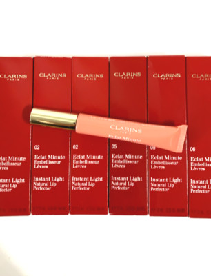 Clarins Eclat Minute Instant Light Natural Lip Perfector Full NIB Choose color