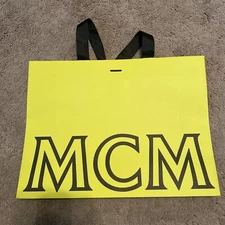 Limited Authentic MCM Shopping Gift Paper Bag Size: 14.5”* 11”